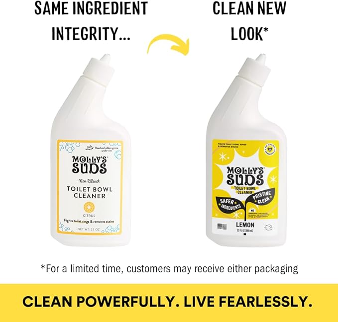 Molly's Suds Toilet Bowl Cleaner | 98% Plant-Based Gel Formula Freshens - Image 2