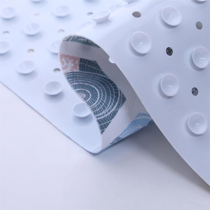 Starfish Bathtub Mat Non Slip for Kids 40x16in Extra Long Anti Slip Geometry - Image 6