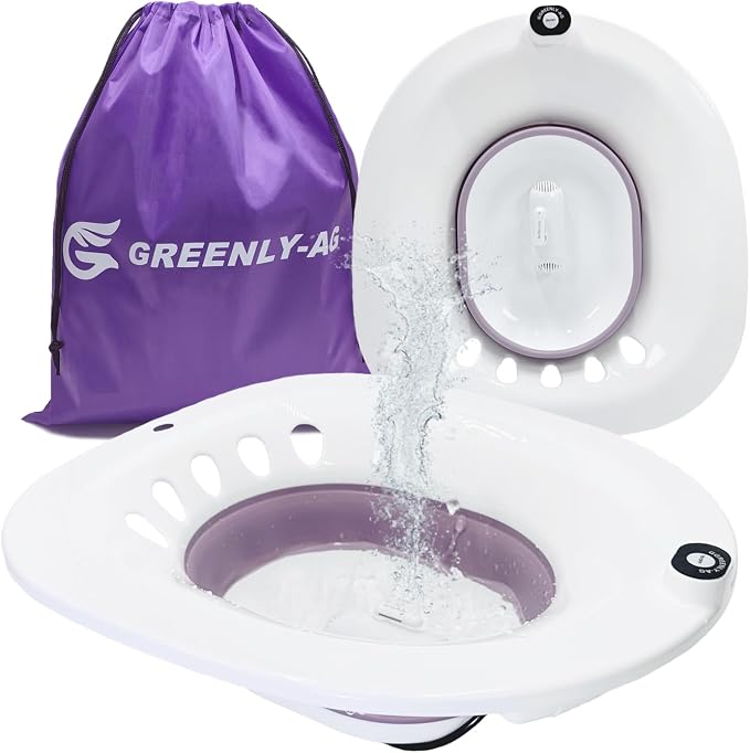 Sitz Bath, Sitz Bath for Toilet, Electric Sitz Bath for Hemorrhoids Men and by GGREENLY-AG