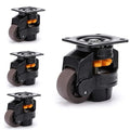Skelang Leveling Machine Caster Model-80, Large Top Plate Leveling Wheel by Skelang