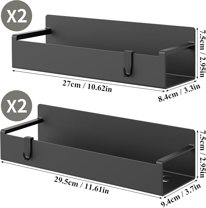 4 Pack Magnetic Spice Rack Organizer - Image 8