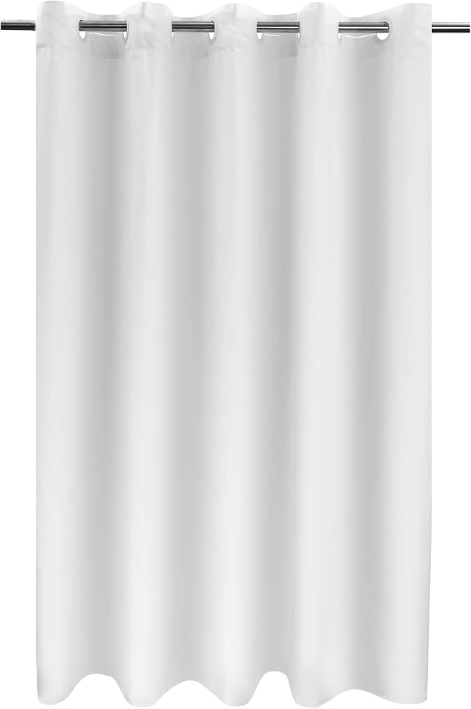 River Dream Fabric Shower Curtain No Hooks Needed by RiverDream