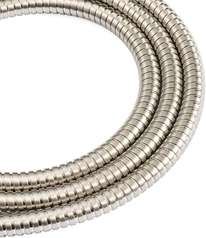 72-inch Extra Long Brushed Nickel Shower Hose Replacement, 304 Stainless Steel - Image 5