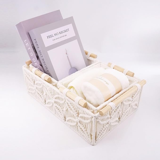 YAHUAN Macrame Storage Baskets - Image 3