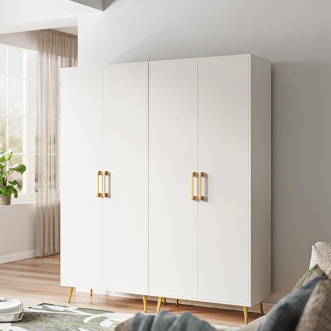 Storage Cabinet Set of 2, 69” Tall Storage Cabinet by NOVAMAISON
