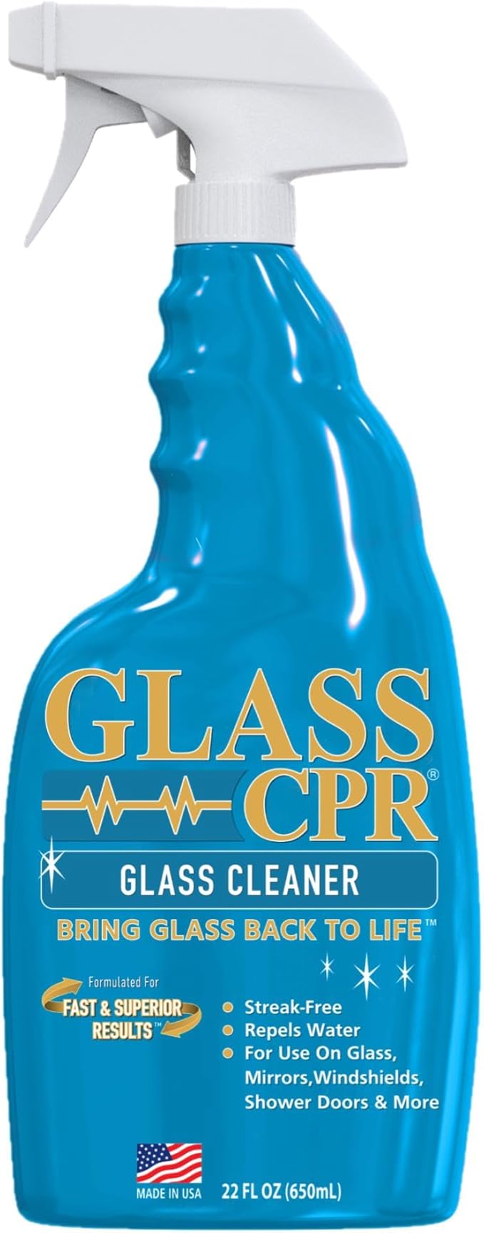 Glass CPR 2-in-1 Glass Cleaner & Water Repellent | Deep Cleaning by CPRCleaningProducts