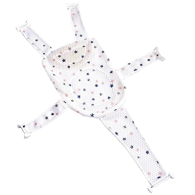 Baby Bath Seat Support Net Soft Headrest Baby Bath Cushion Pad, Breathable - Image 7