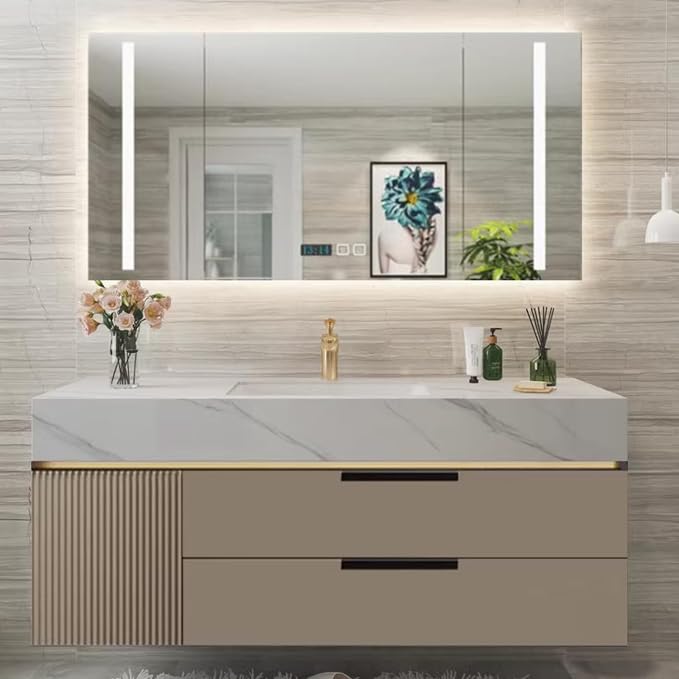 Floating Bathroom Vanity - 38IN Bathroom Vanity by Genpai