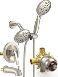 SR SUN RISE Shower System with Tub Spout Rain Shower Tub Set, High Pressure by SRSUNRISE