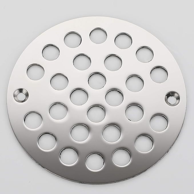 4 Inch Screw-in Shower Strainer Drain Cover Replacement Floor Strainer Floor - Image 4