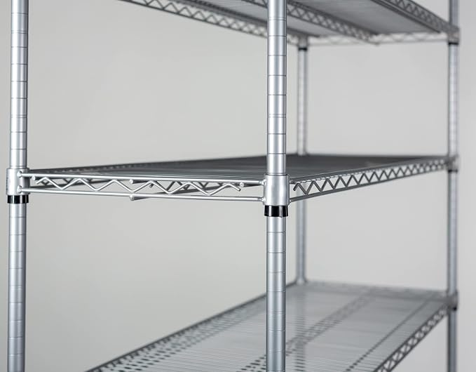 Omega 36" Deep x 36" Wide x 36" High 3 Tier Gray Starter Shelving Unit - Image 3