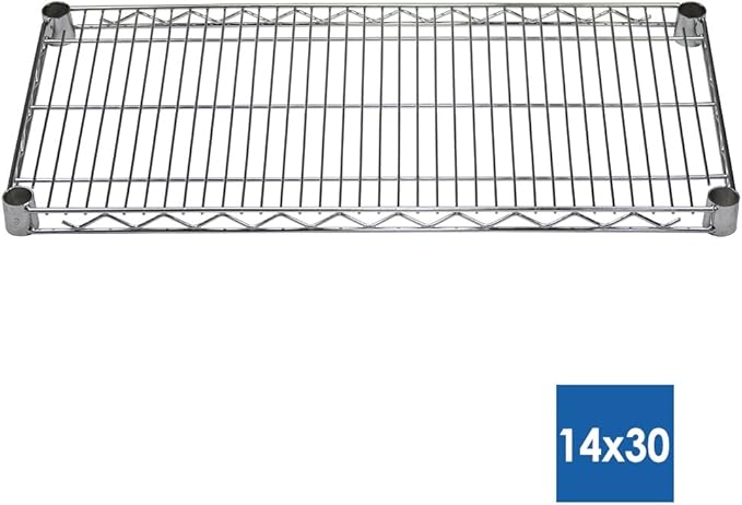 Shelving Inc. 14"d x 30" w x 64" h Chrome Wire Shelving - Image 2