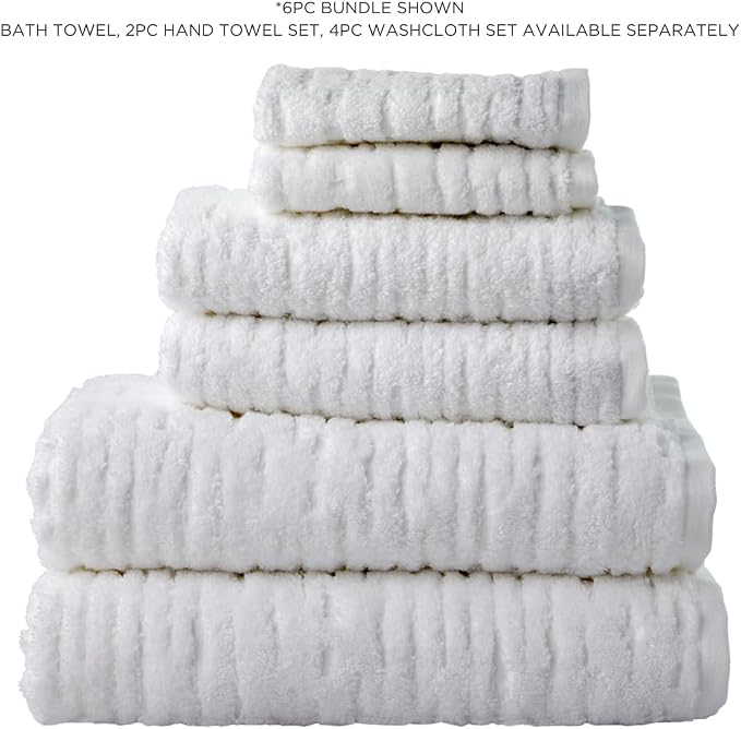 SKL Home CloudSoft Cotton Luxury 6-Piece Towel Set - Image 8