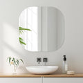 VASUHOME Frameless Bathroom Mirror, 20 x 20 Inch Wall Vanity Mirror, Large Wall by VASUHOME