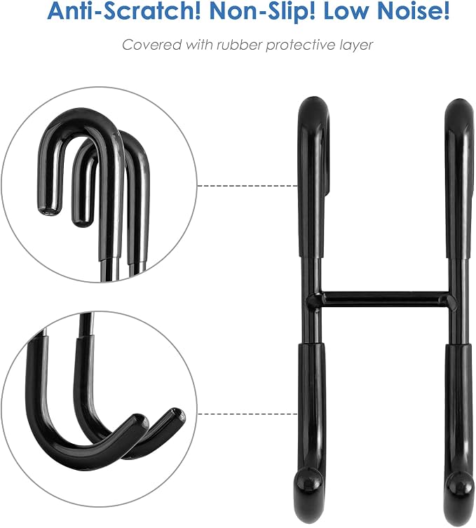 Simtive 14-Inch Shower Squeegee Set, Includes Shower Door Hook and Adhesive Hook - Image 2