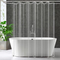 Extra Long Narrow Clear Plastic Shower Curtain Liner by ZEMAHOME