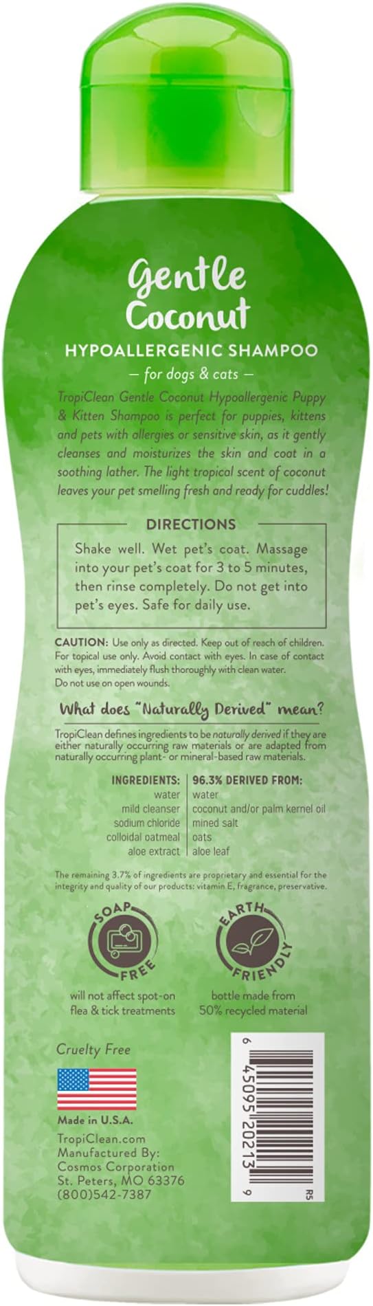 TropiClean Gentle Puppy Shampoo, Dog Shampoo - Image 2
