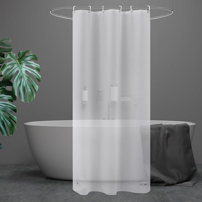 UFRIDAY Shower Stall Curtain 36x72 inches, Frosted Small Stall Shower Curtain by UFRIDAY