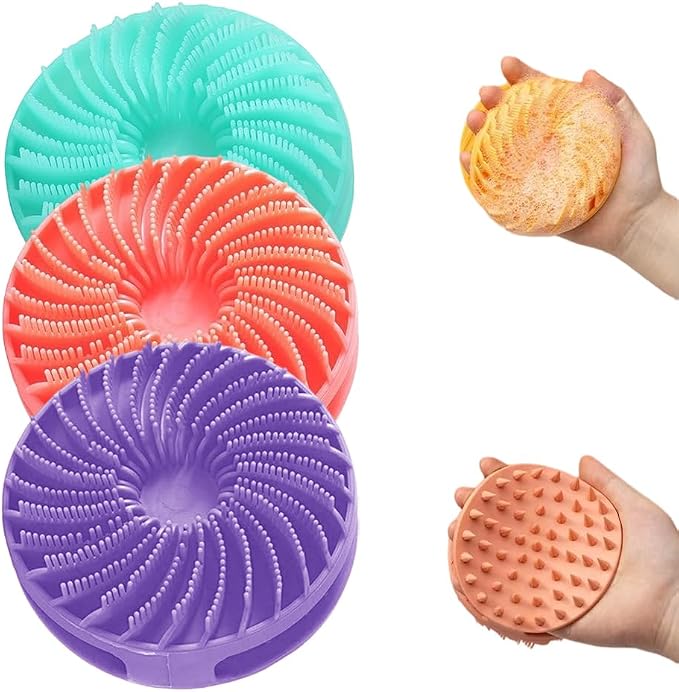2 in 1 Silicone Body Scrubber & Scalp Scrubber, 2026 Upgrade Handheld Shower by Drkicsy