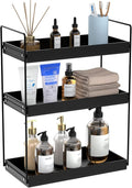 Bathroom Countertop Organizer, 3 Tier Metal Vanity Counter Skincare Shelf by NPPLUS