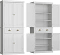 72" Kitchen Pantry, Tall Storage Cabinets by Ayiseedmid