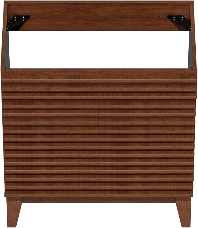 ROOMTEC 30" Bathroom Vanity, Mid-Century Freestanding Bathroom Vanity Cabinet - Image 7