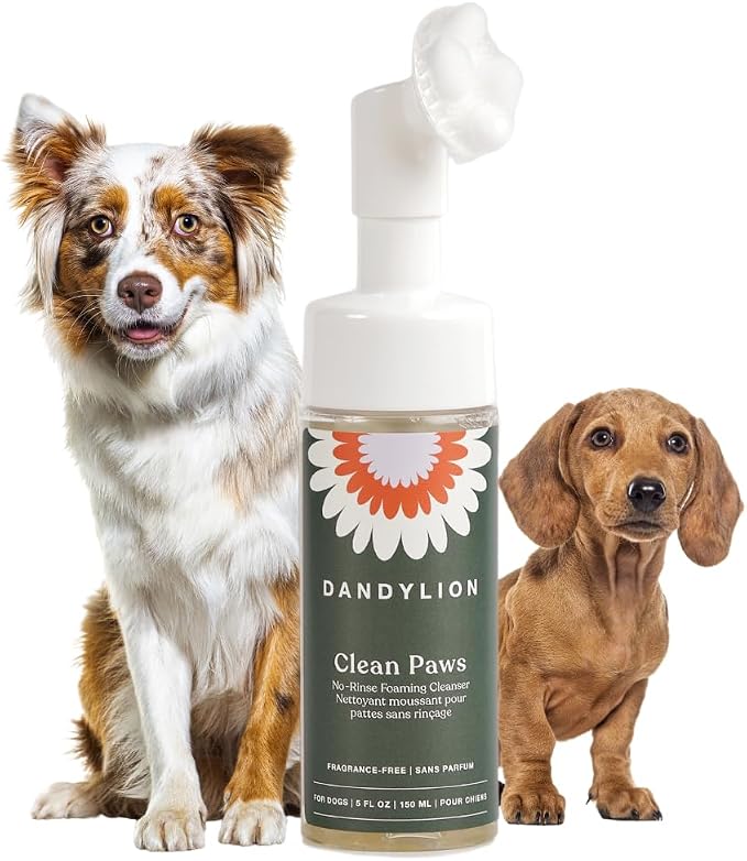 Dandylion Clean Paws | No-Rinse Dog Paw Cleaner & Puppy Paw Washer | Gentle by DandylionDogPawCleansers
