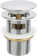 Chrome Freestanding Bathtub Drain Stopper, Compatible by Leirsdam