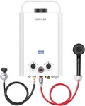 Propane Water Heater, 1.58GPM 6L Portable Tankless Water Heater by OEVANTInfiniteloveofnature