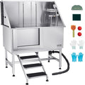 VEVOR Stainless Steel Dog Washing Station, Professional 50 inch Pet Grooming by VEVOR