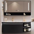 48IN Floating Bathroom Vanity, Wall Mounted Wood Sink Cabinet by TIZAZOFashionHome