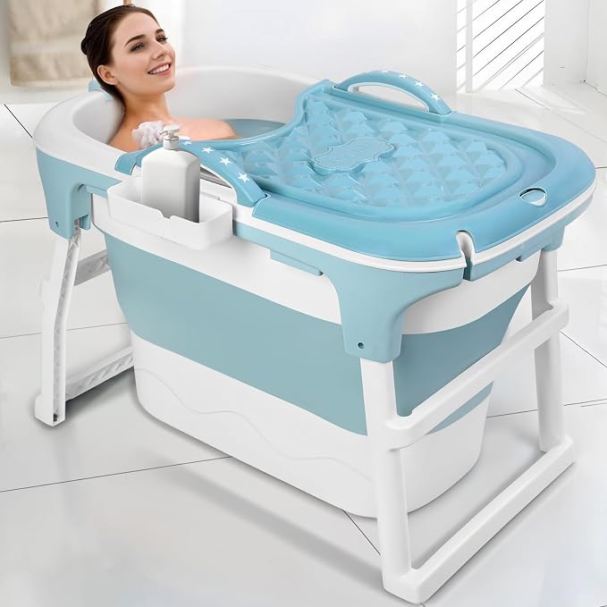 Portable Bathtub, 39 inch Portable Folding Bathtub by Fogcroll