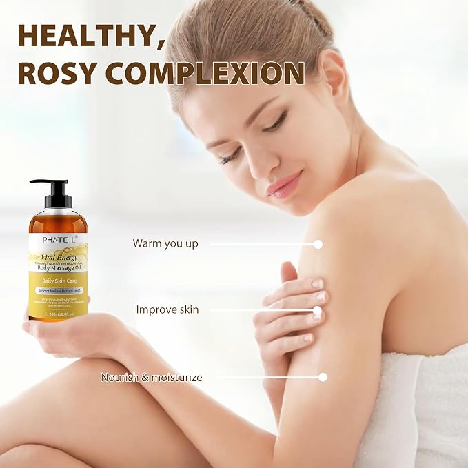 PHATOIL Ginger Oil Ginger Body Massage Oil - Image 6