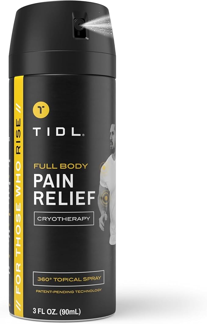 TIDL Cryotherapy Pain Relief Spray, 3 Oz, Targeted Neck Pain, Joint & Muscle by TIDL