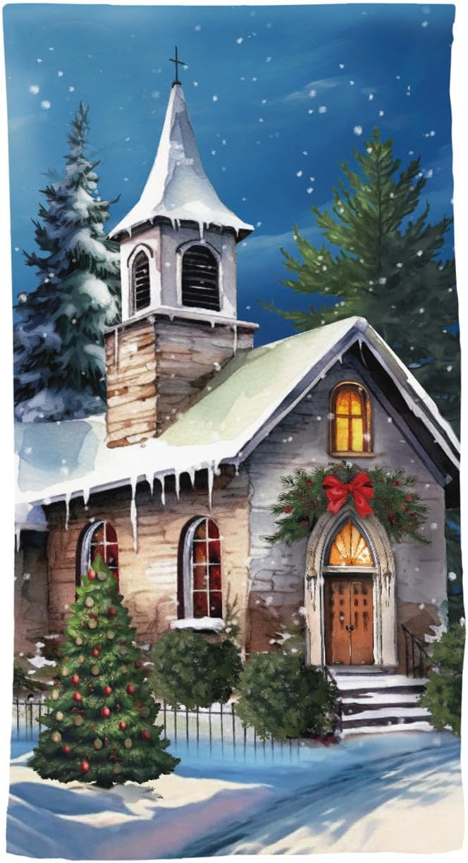 Briarwood Lane Holy Night Cotton Hand Towel by BriarwoodLane