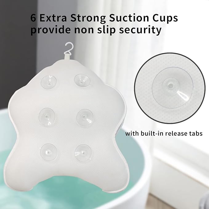 Extra Thick Large Bath Pillow - Image 4