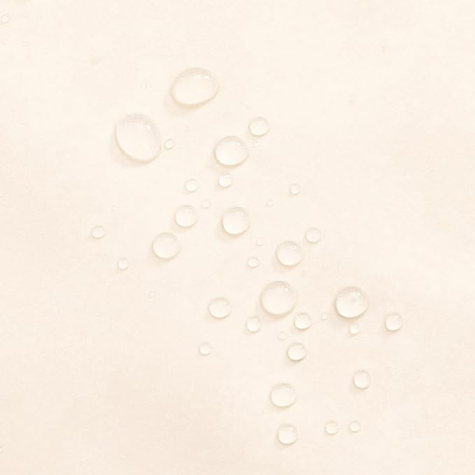 Barossa Design Beige Shower Curtain Liner - Image 6