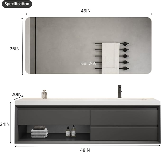 48IN Bathroom Vanity - Image 2