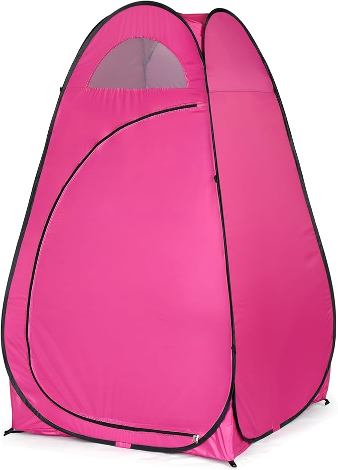 Pop Up Privacy Shower Tent, Portable Outdoor Bathroom Toilet Changing Dressing - Image 3