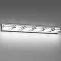 Modern LED Bathroom Lights Fixtures, Stainless Steel Chrome Acrylic Wall by JZEKVN