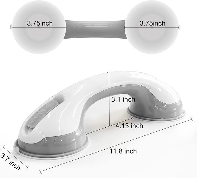 NL'AAHCÉ Grab Bars for Shower Heavy-Duty 12-Inch ADA Compliant Grab Bar for - Image 9