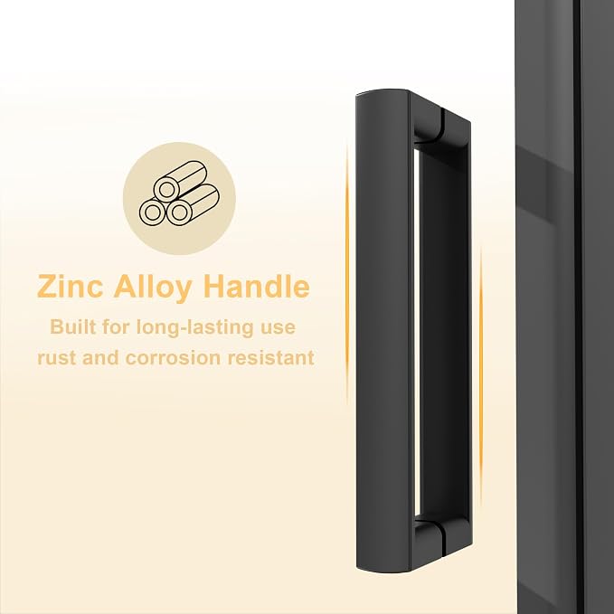 32” x 72” Pivot Swing Shower Door, 1/4 inch Tempered Glass Panel Hinged Shower - Image 5