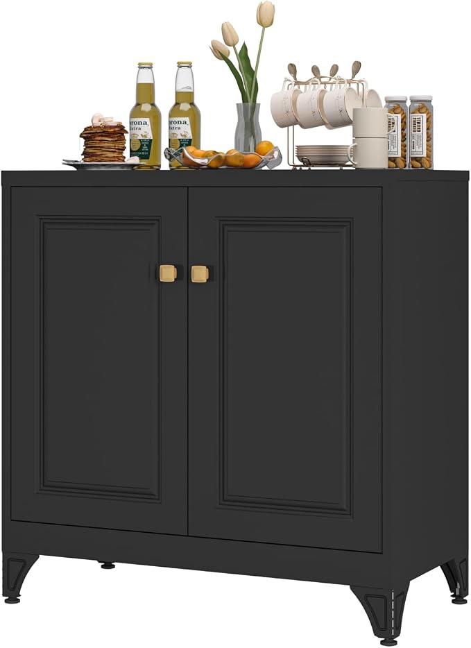 33" Metal Kitchen Pantry Storage Cabinets by Steeloong