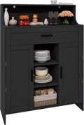 Storage Cabinet with Doors and Drawers, Kitchen Storage Cabinet with 1 Large by Viaozutis