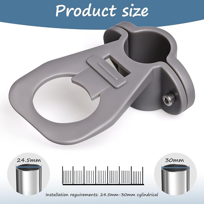Shower Head Holder Attachment for Shower Chair, Universal Hand Shower Holder - Image 5
