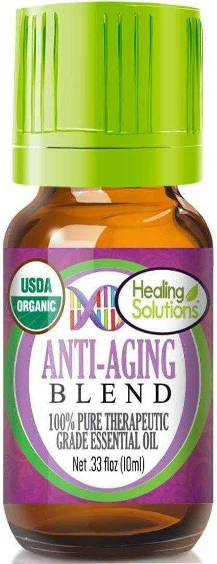 Healing Solutions Organic Anti Aging Age Defying Essential Oil Blend by HealingSolutions