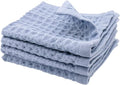 sea me at home Waffle Washcloths Set, 100% Turkish Cotton by seameathome
