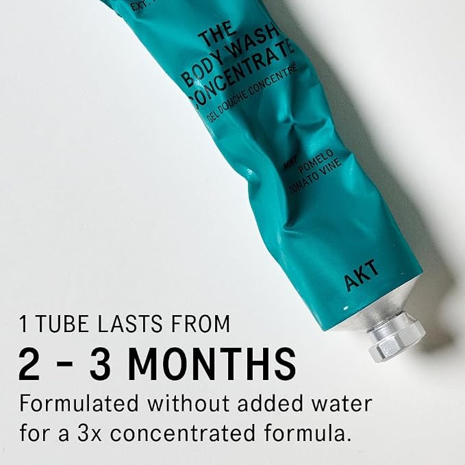 AKT The Body Wash Concentrate 3.4 Fl Oz, Natural Shower Gel - Image 4