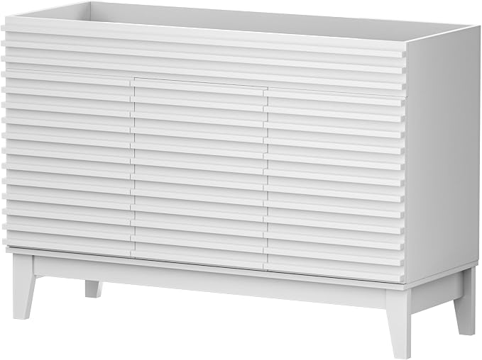APRILSOUL 48" Bathroom Vanity, Mid-Century Bathroom Vanity Cabinet by Unknown