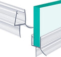 POZIA Clear Frameless Glass Shower Door Bottom Seal | Shower Door Sweep by POZIA